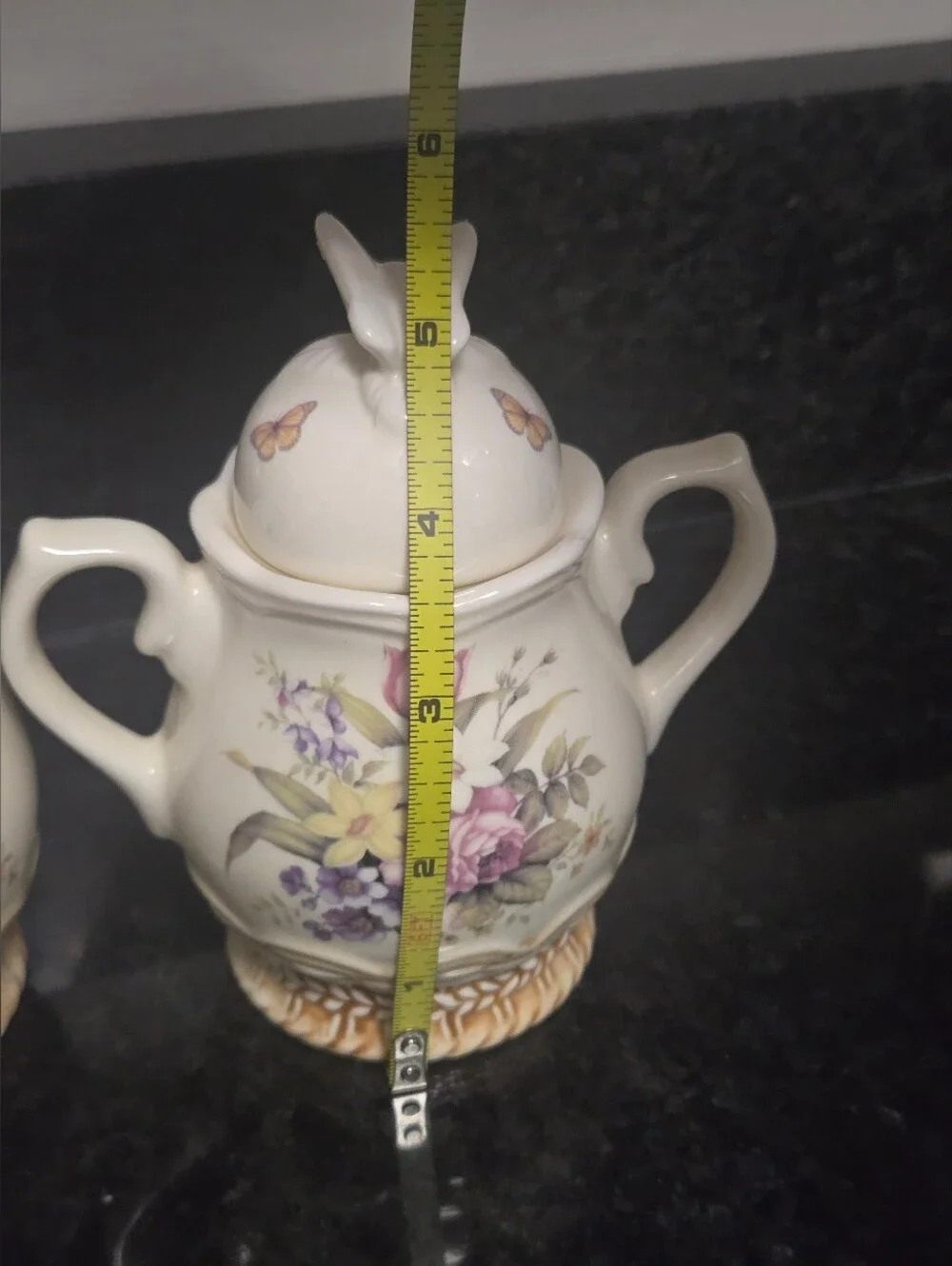 Vintage Cracker & Barrel Teapot Set Creamer and Sugar Bowl